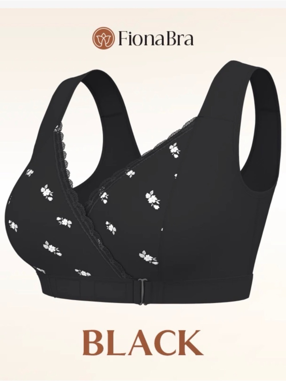 Fiona Bra - Comfortable & Convenient Front Wrap Closure Bra for Seniors